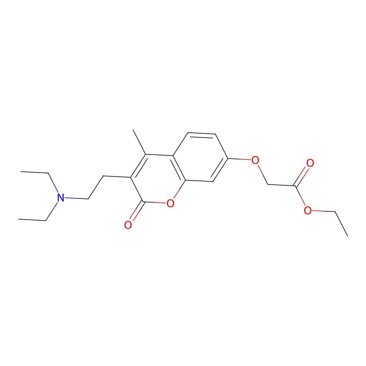 Chromonar molecular structure, CAS 804-10-4