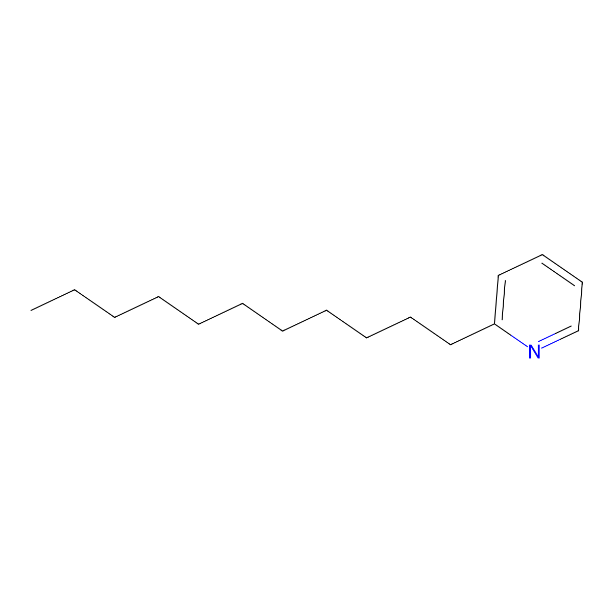 2-Undecylpyridine molecular structure, CAS 80401-50-9