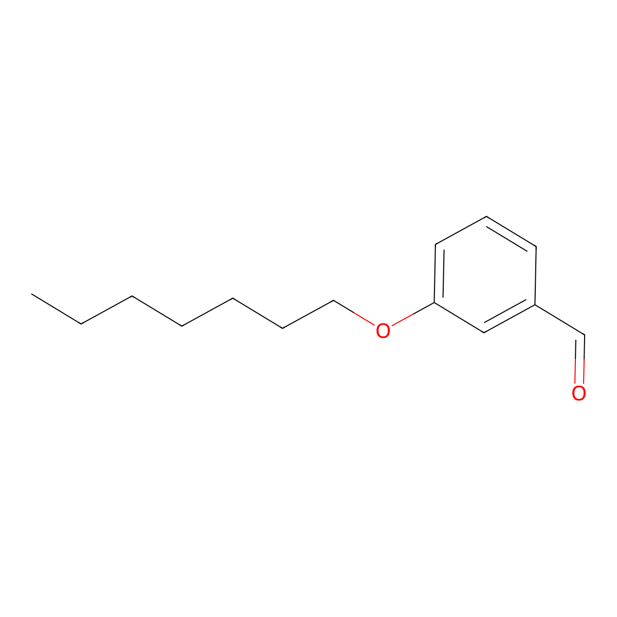 3-(Heptyloxy)benzaldehyde molecular structure, CAS 80407-63-2