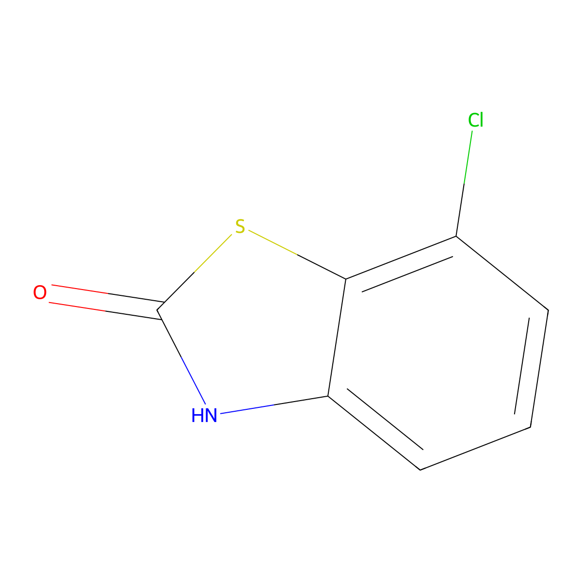 7-Chlorobenzo[d]thiazol-2(3H)-one molecular structure, CAS 80416-76-8