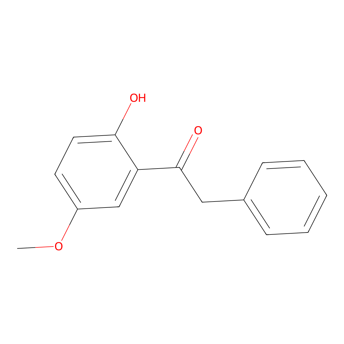 1-(2-Hydroxy-5-methoxyphenyl)-2-phenylethanone molecular structure, CAS 80427-38-9