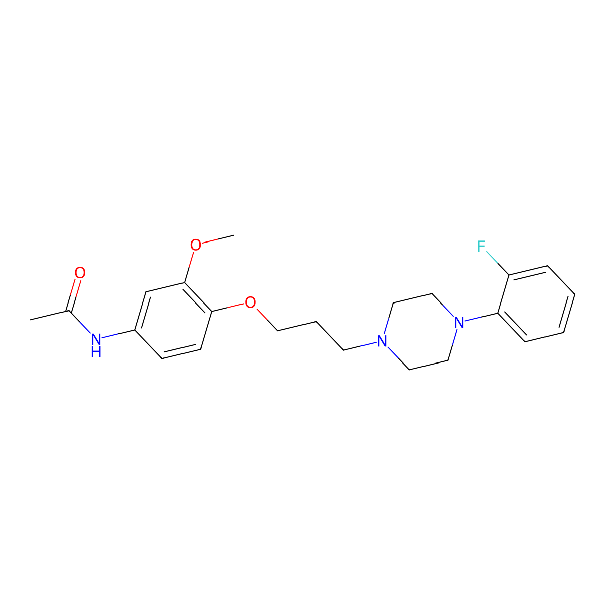 Mafoprazine molecular structure, CAS 80428-29-1