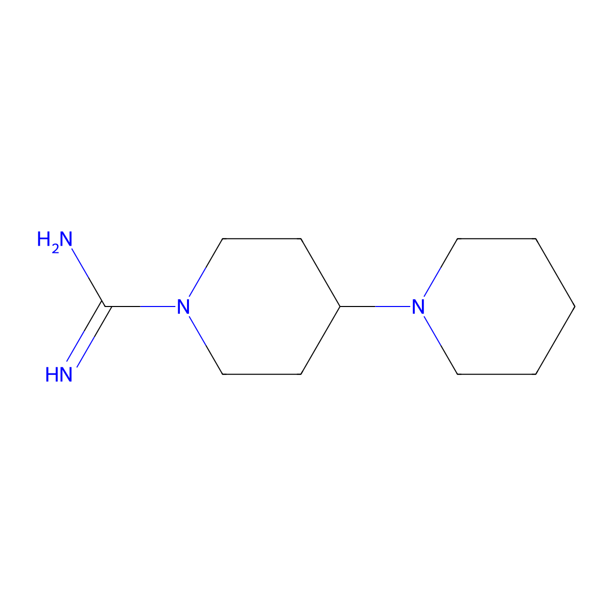[1,4'-Bipiperidine]-1'-carboximidamide molecular structure, CAS 804430-54-4