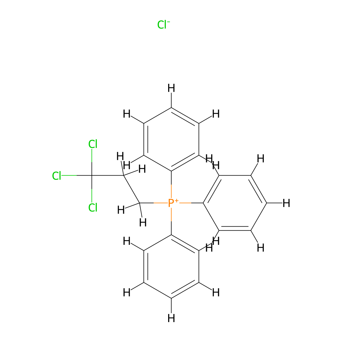 (3,3,3-Trichloropropyl)triphenylphosphonium chloride molecular structure, CAS 804482-50-6