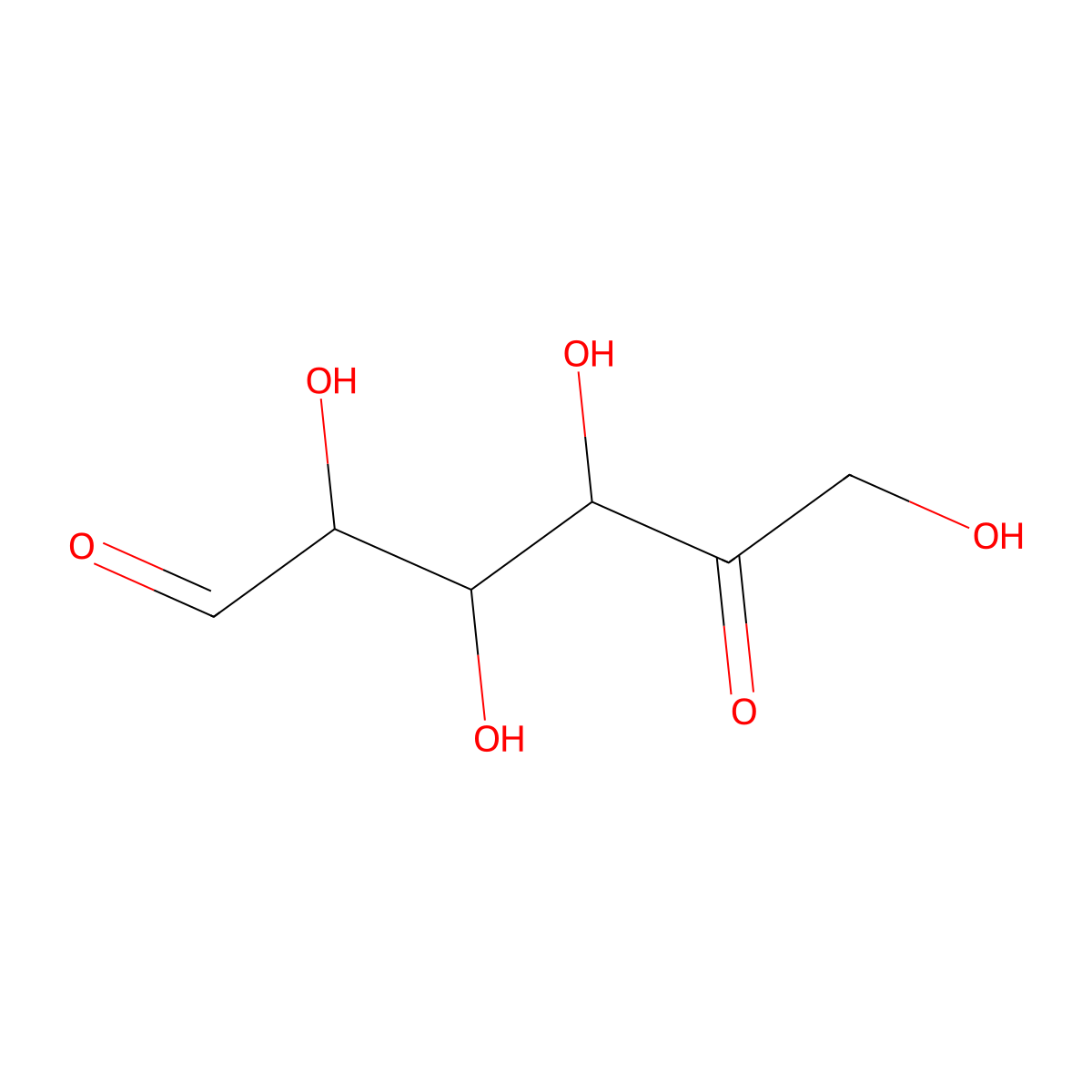 5-Ketomannose molecular structure, CAS 80451-84-9