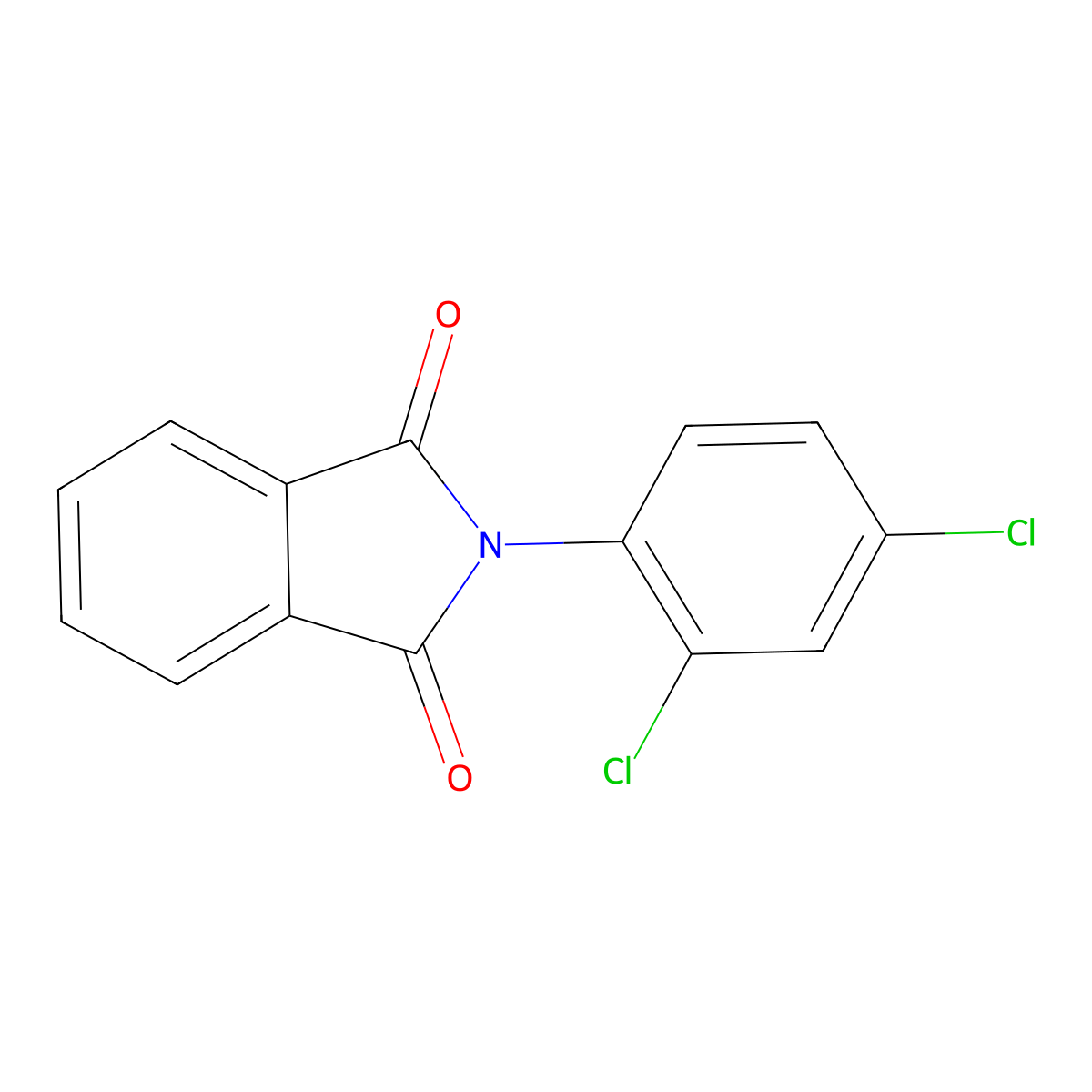 2-(2,4-dichlorophenyl)-1H-isoindole-1,3(2H)-dione molecular structure, CAS 80460-33-9