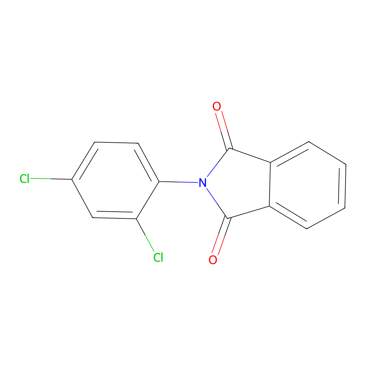 2-(2,4-dichlorophenyl)-1H-isoindole-1,3(2H)-dione molecular structure, CAS 80460-33-9