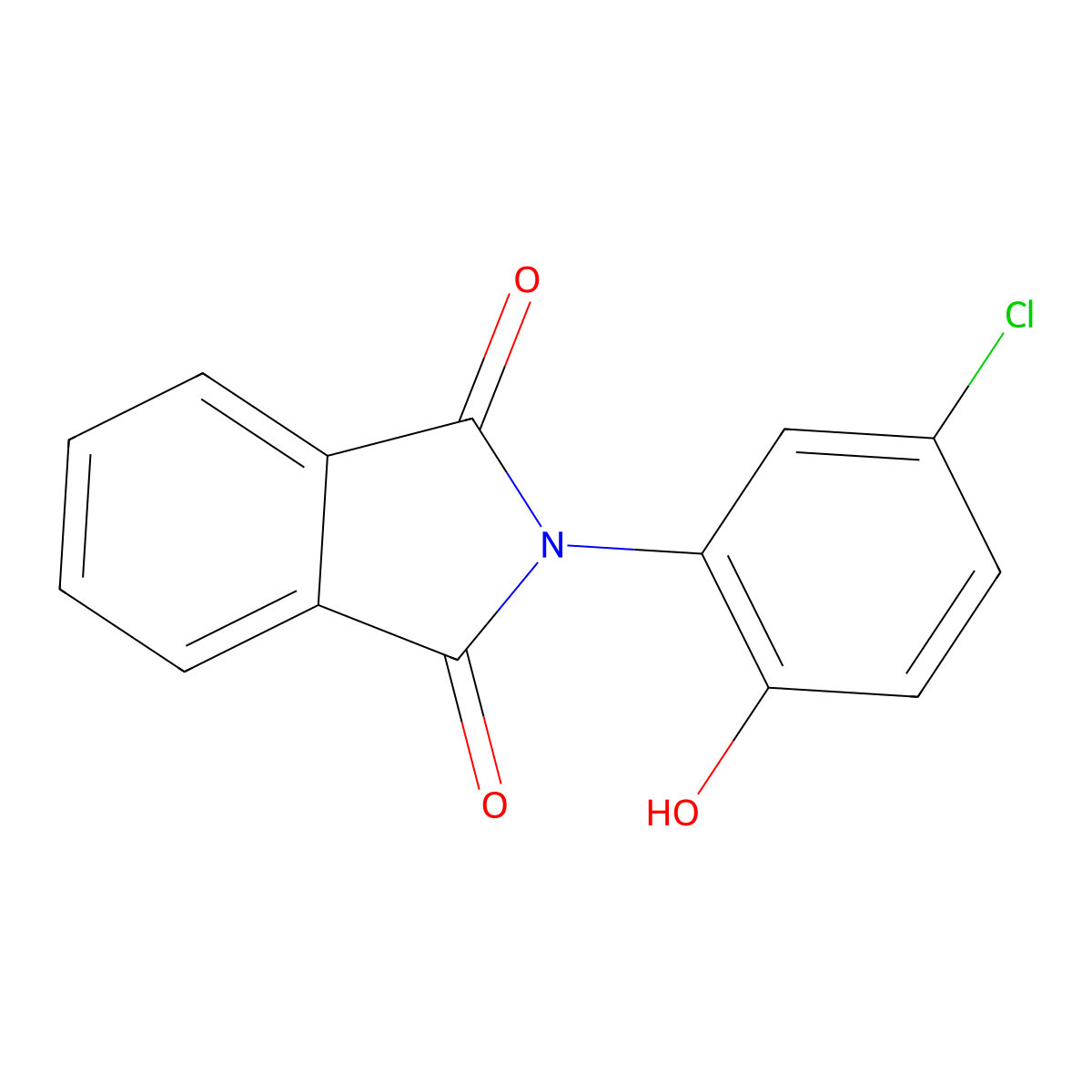 2-(5-chloro-2-hydroxyphenyl)-1H-isoindole-1,3(2H)-dione molecular structure, CAS 80460-34-0