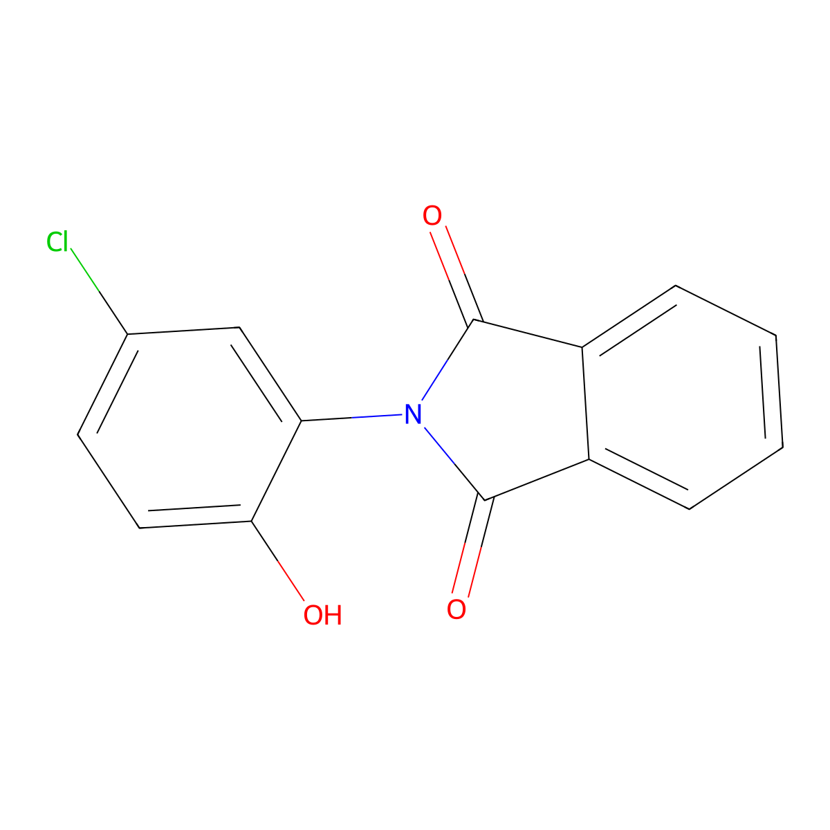 2-(5-chloro-2-hydroxyphenyl)-1H-isoindole-1,3(2H)-dione molecular structure, CAS 80460-34-0