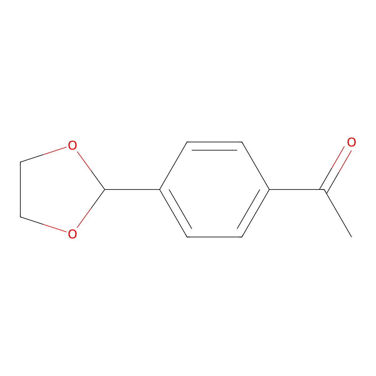 2-(4-Acetylphenyl)-1,3-dioxolane molecular structure, CAS 80463-23-6