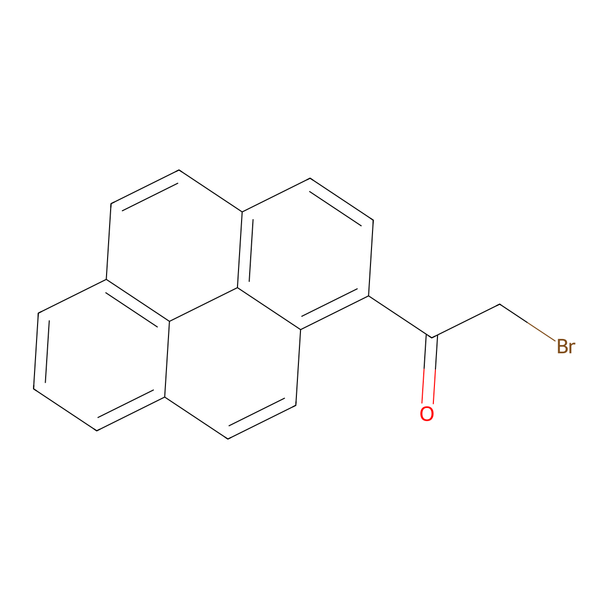 1-Bromoacetylpyrene molecular structure, CAS 80480-15-5