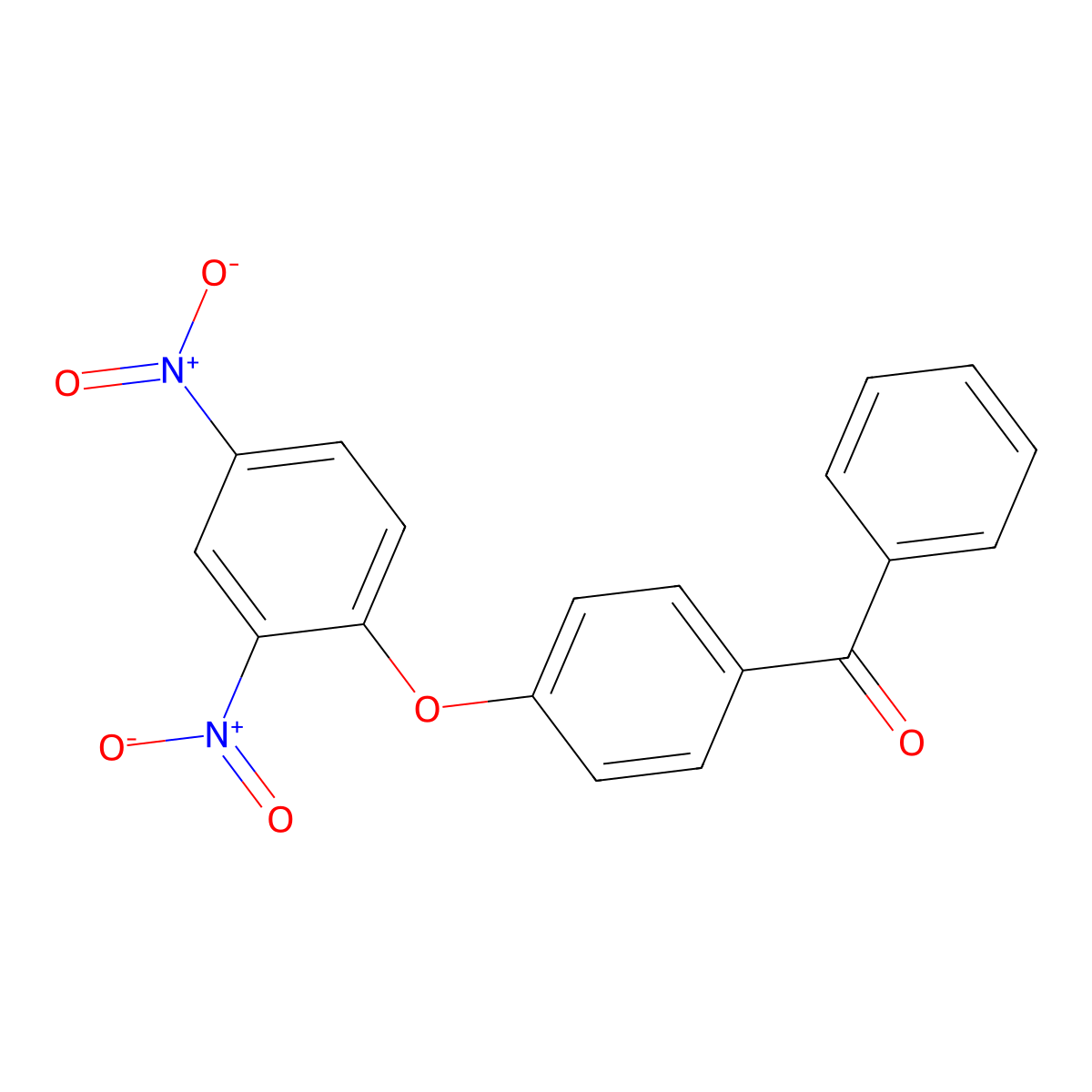 4-(2,4-Dinitrophenoxy)phenyl phenyl ketone molecular structure, CAS 805-74-3