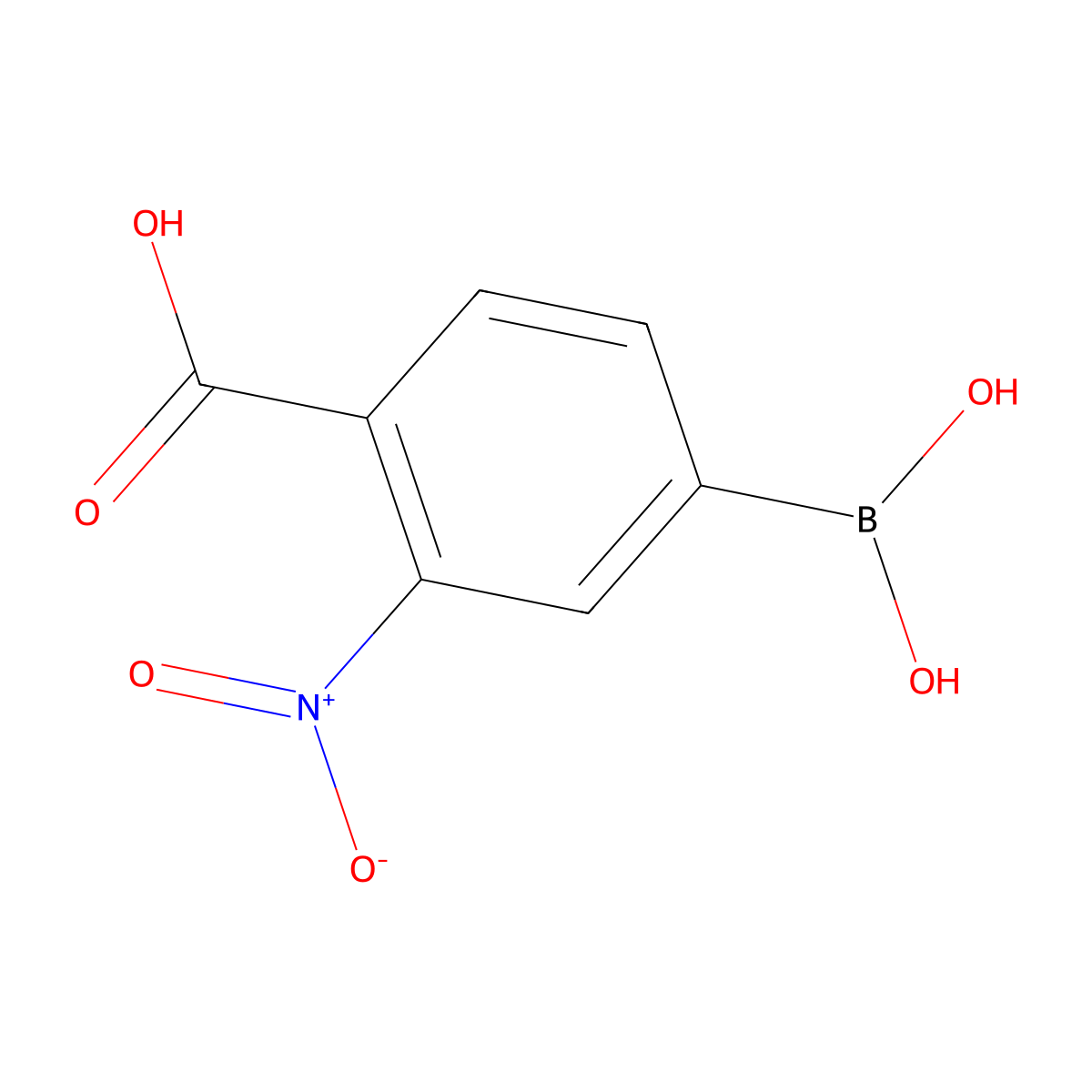 4-Carboxy-3-nitrophenylboronic Acid (contains varying amounts of Anhydride) molecular structure, CAS 80500-28-3