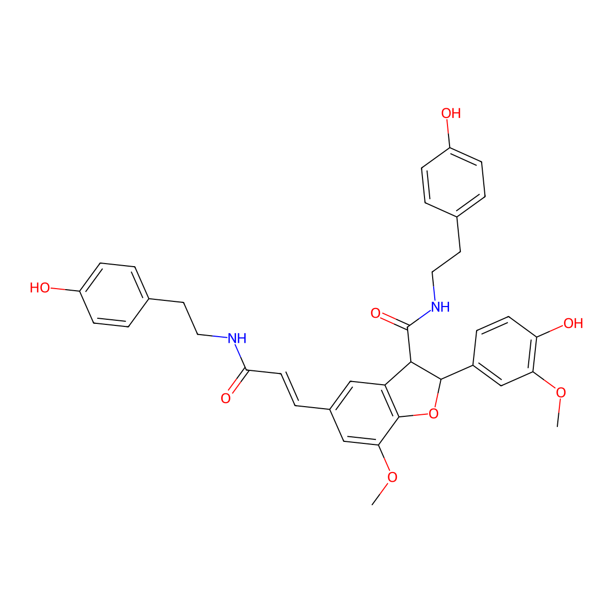 Grossamide molecular structure, CAS 80510-06-1