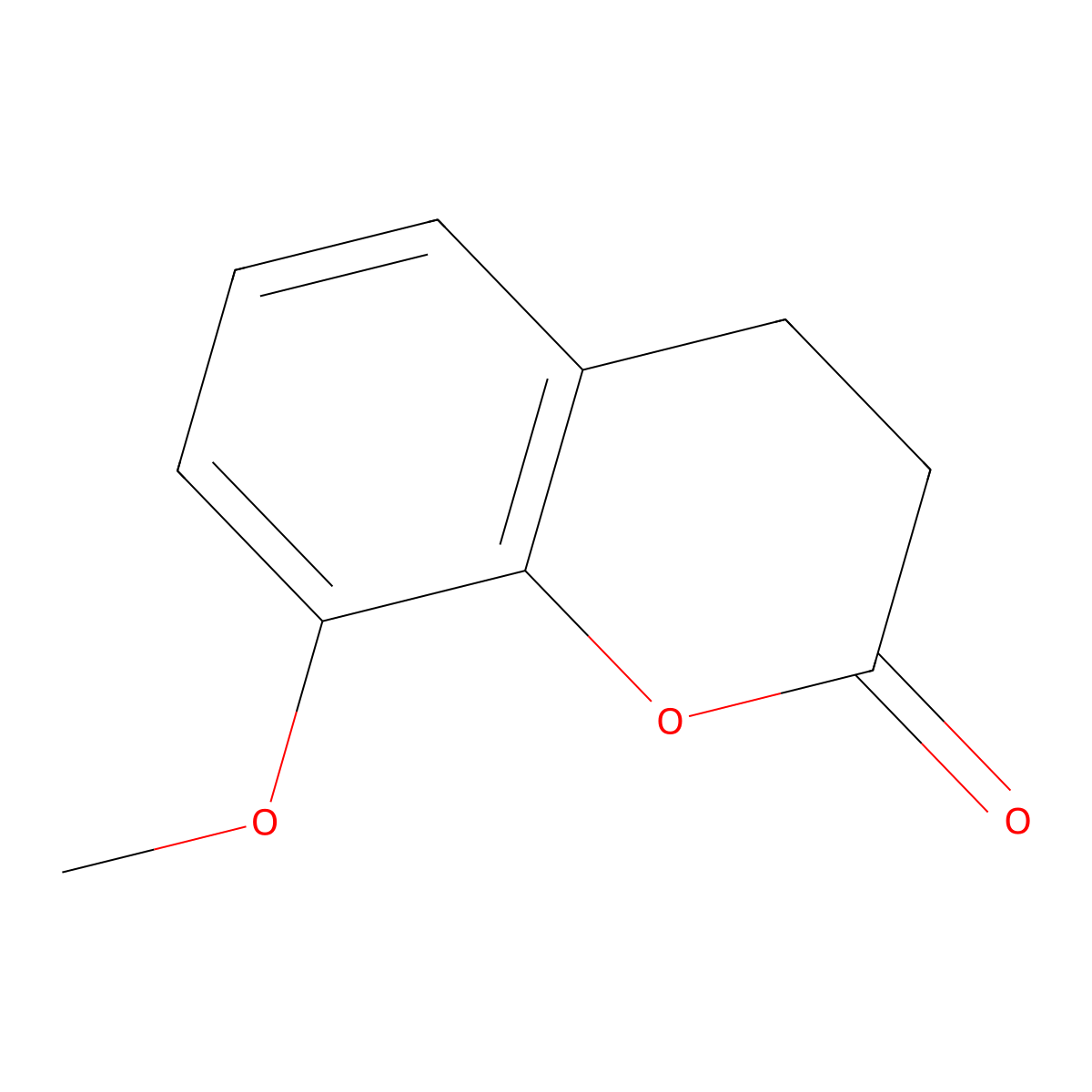 8-Methoxychroman-2-one molecular structure, CAS 80515-75-9