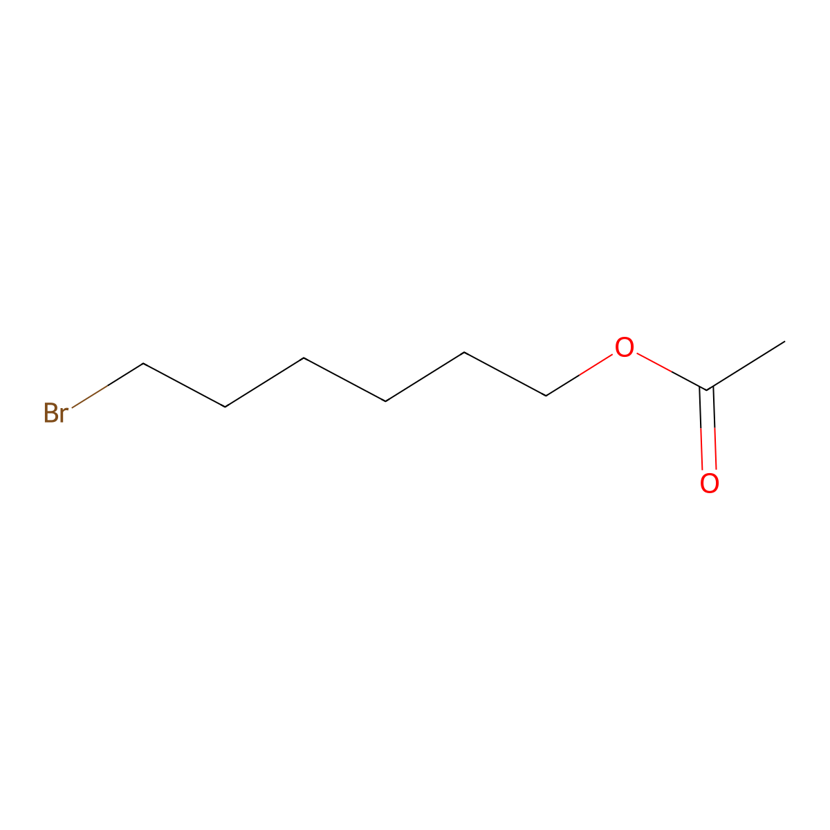 6-bromohexyl Acetate molecular structure, CAS 8052-41-3