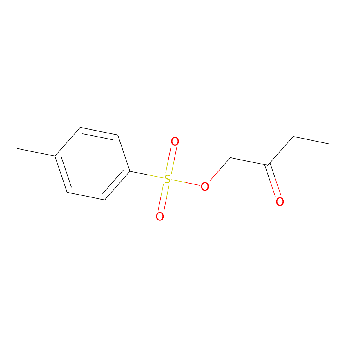 1-[(4-Methylbenzenesulfonyl)oxy]butan-2-one molecular structure, CAS 80520-04-3