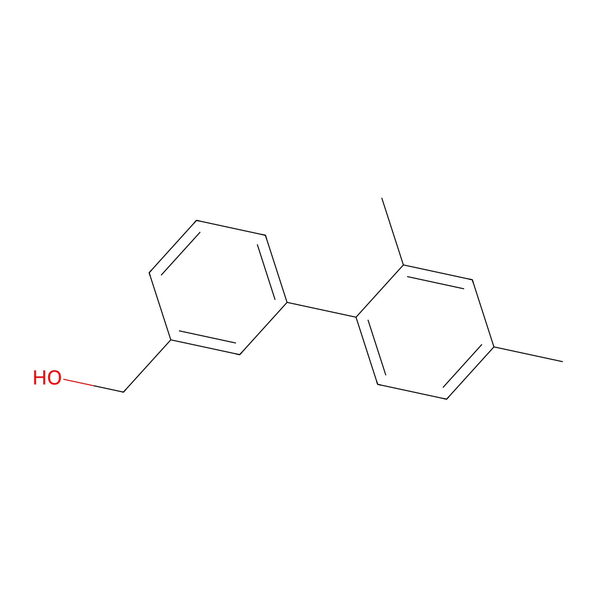 [3-(2,4-Dimethylphenyl)phenyl]methanol molecular structure, CAS 805250-19-5