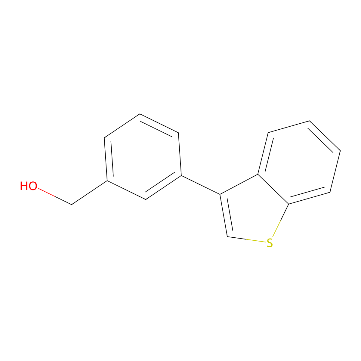 [3-(1-Benzothiophen-3-yl)phenyl]methanol molecular structure, CAS 805250-27-5