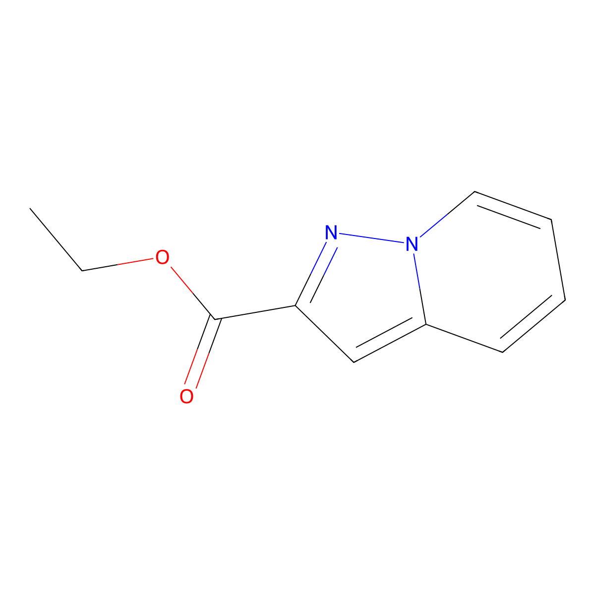 Ethyl Pyrazolo[1,5-a]pyridine-2-carboxylate molecular structure, CAS 80537-14-0