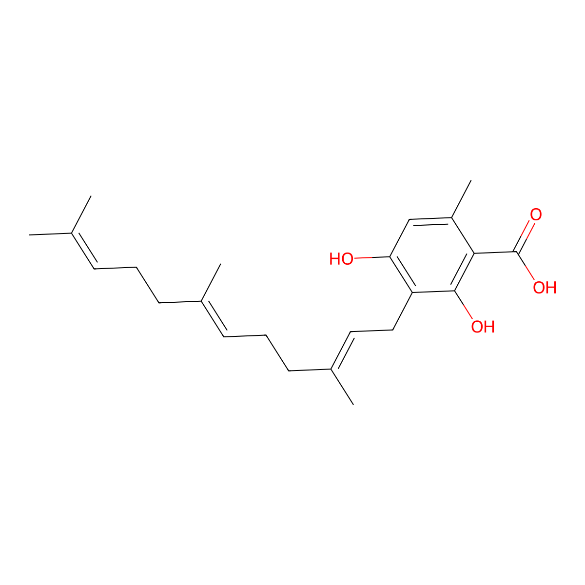 Grifolic Acid molecular structure, CAS 80557-12-6