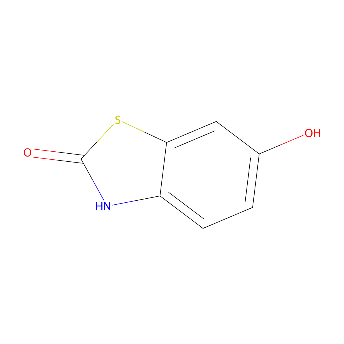 2,6-Dihydroxybenzothiazole molecular structure, CAS 80567-65-3