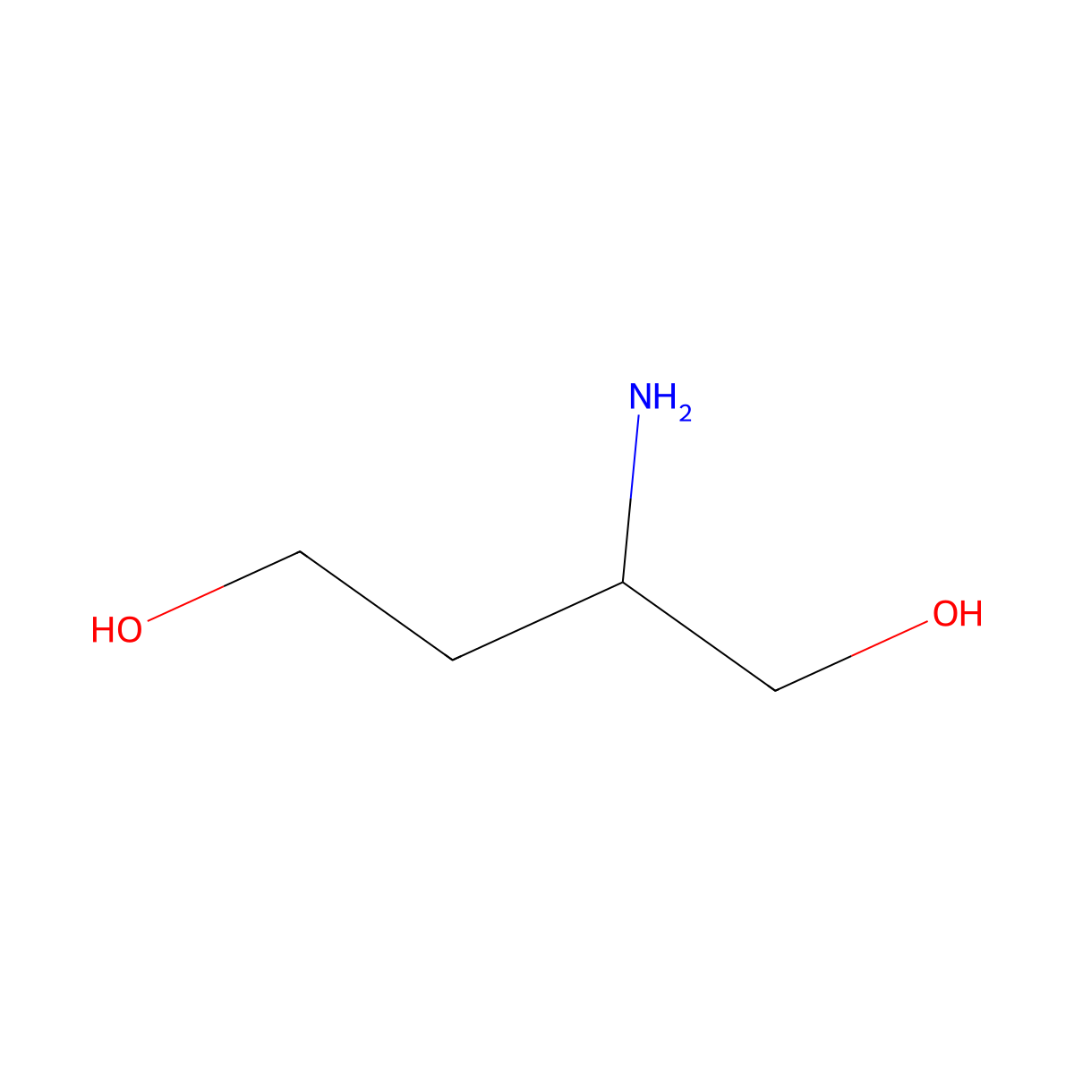 (2R)-2-Aminobutane-1,4-diol molecular structure, CAS 80572-06-1