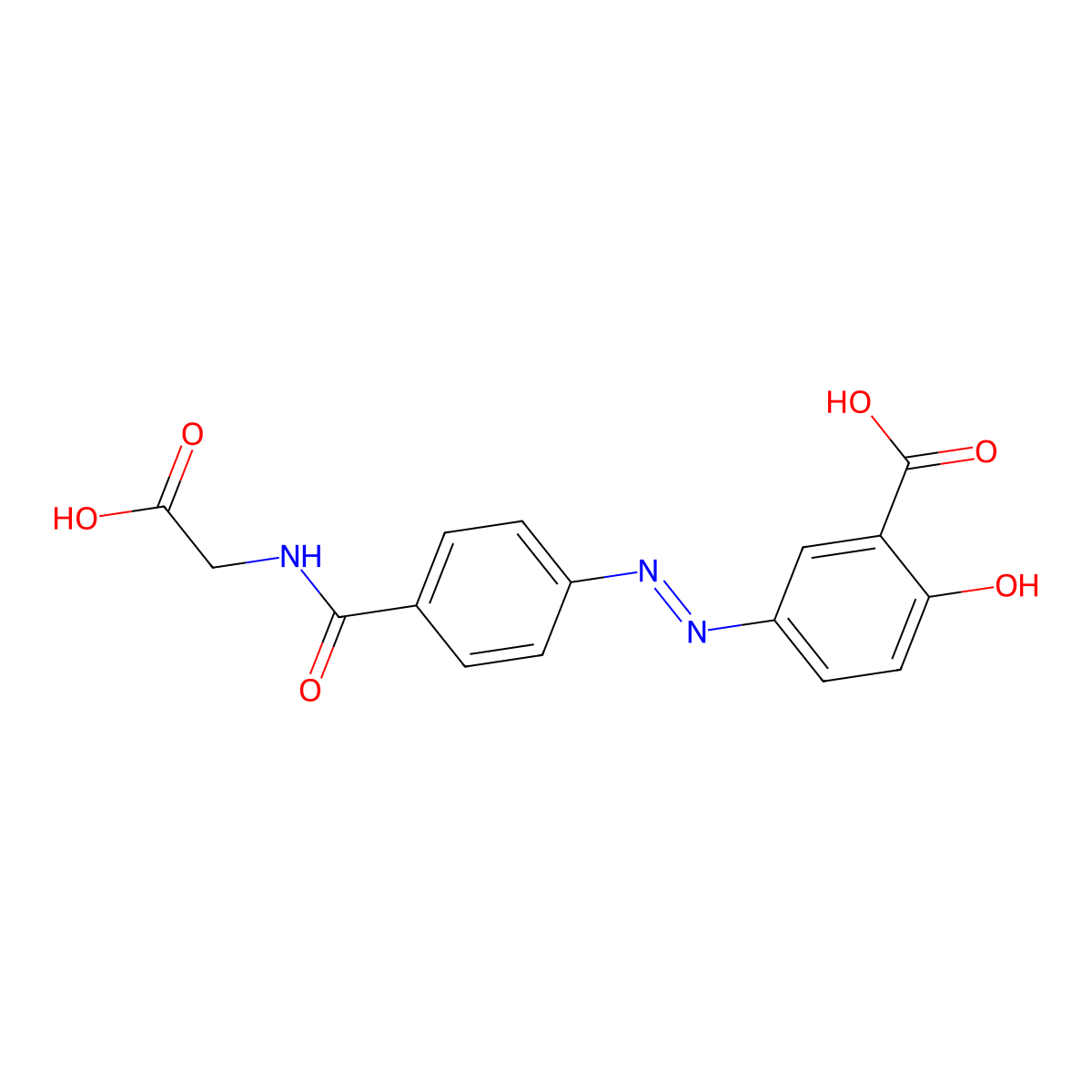 Ipsalazide molecular structure, CAS 80573-03-1