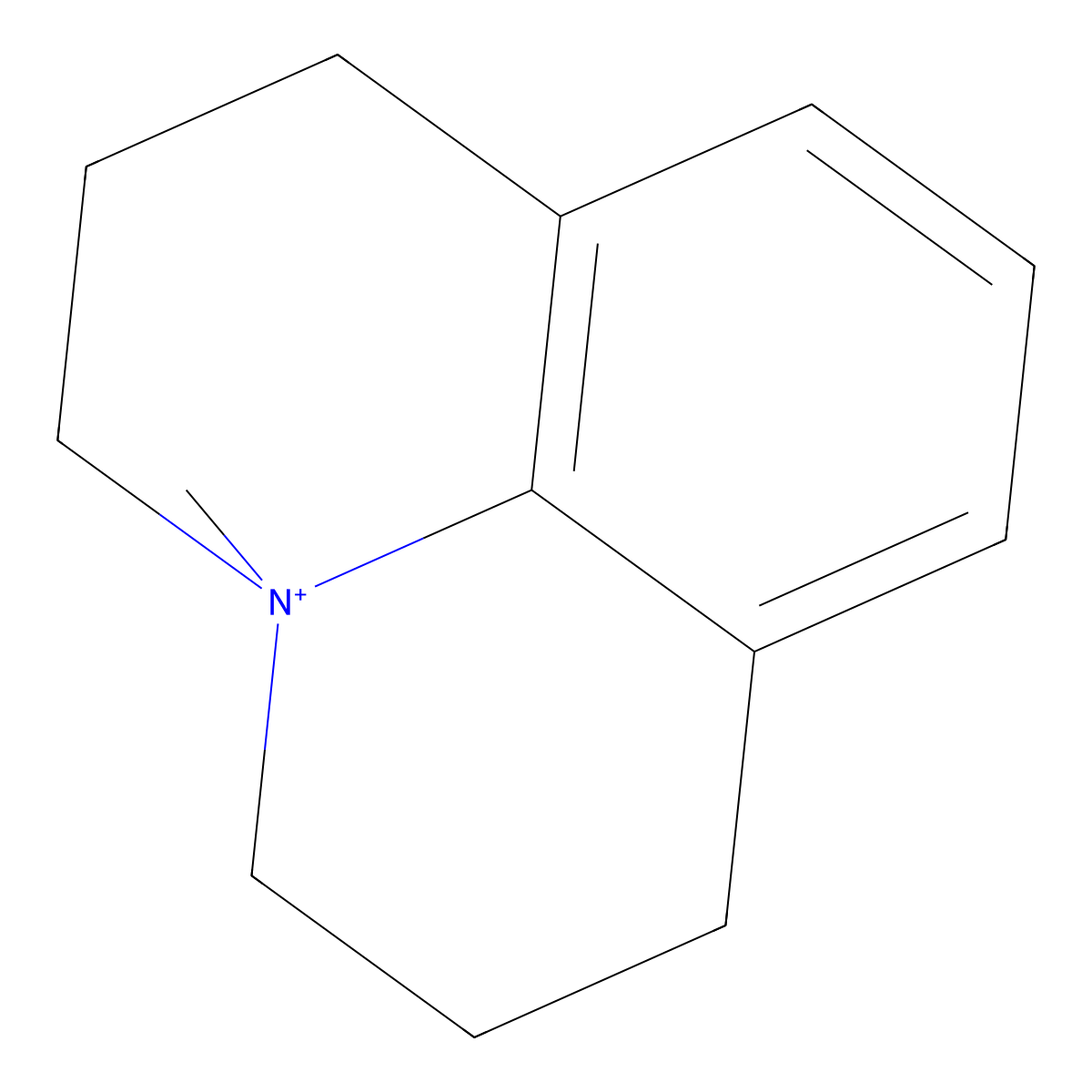 4-Methyl-2,3,4,5,6,7-hexahydro-1H-4lambda(5)-pyrido(3,2,1-ij)quinoline molecular structure, CAS 80574-26-1