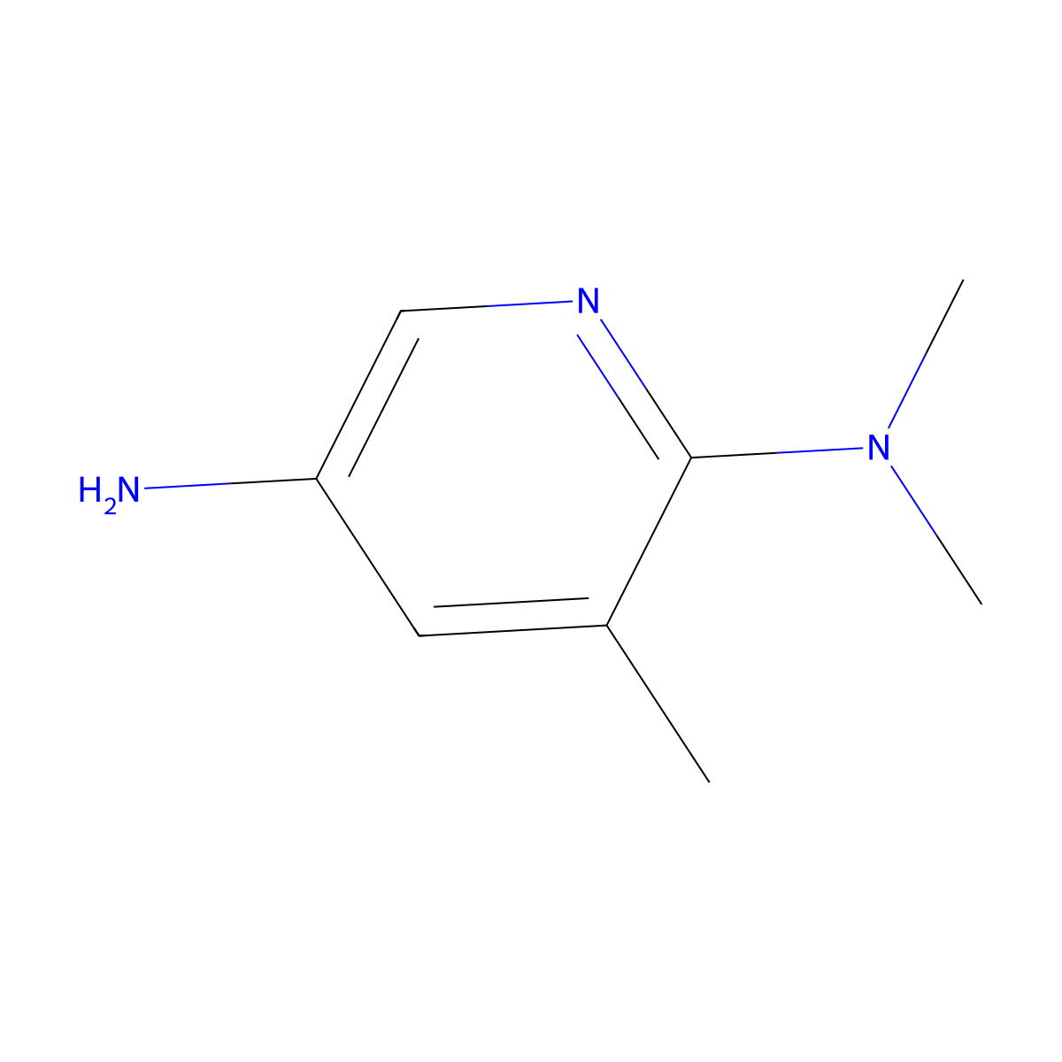 N2,N2,3-trimethylpyridine-2,5-diamine molecular structure, CAS 805984-08-1
