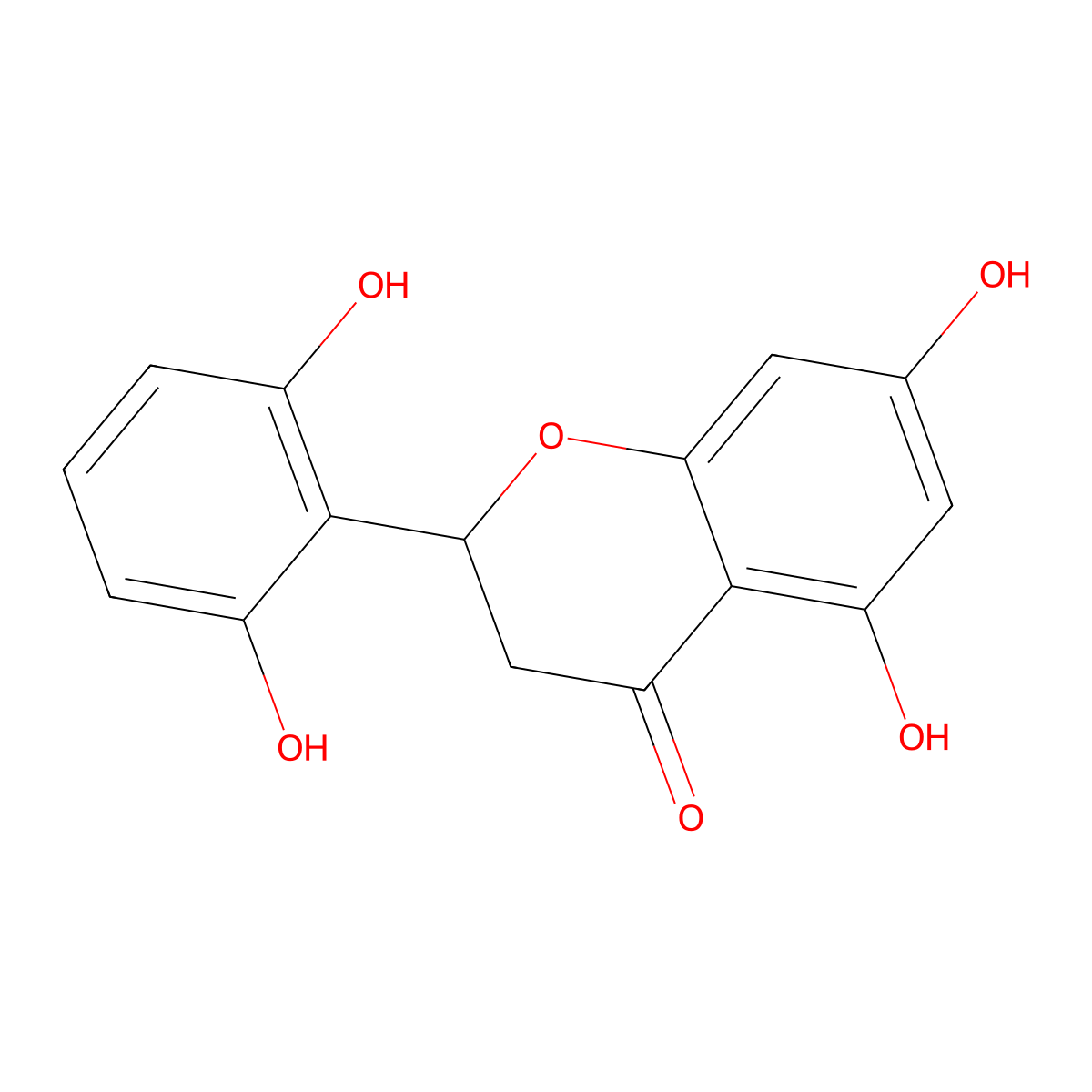 2',5,6',7-Tetrahydroxyflavanone molecular structure, CAS 80604-16-6