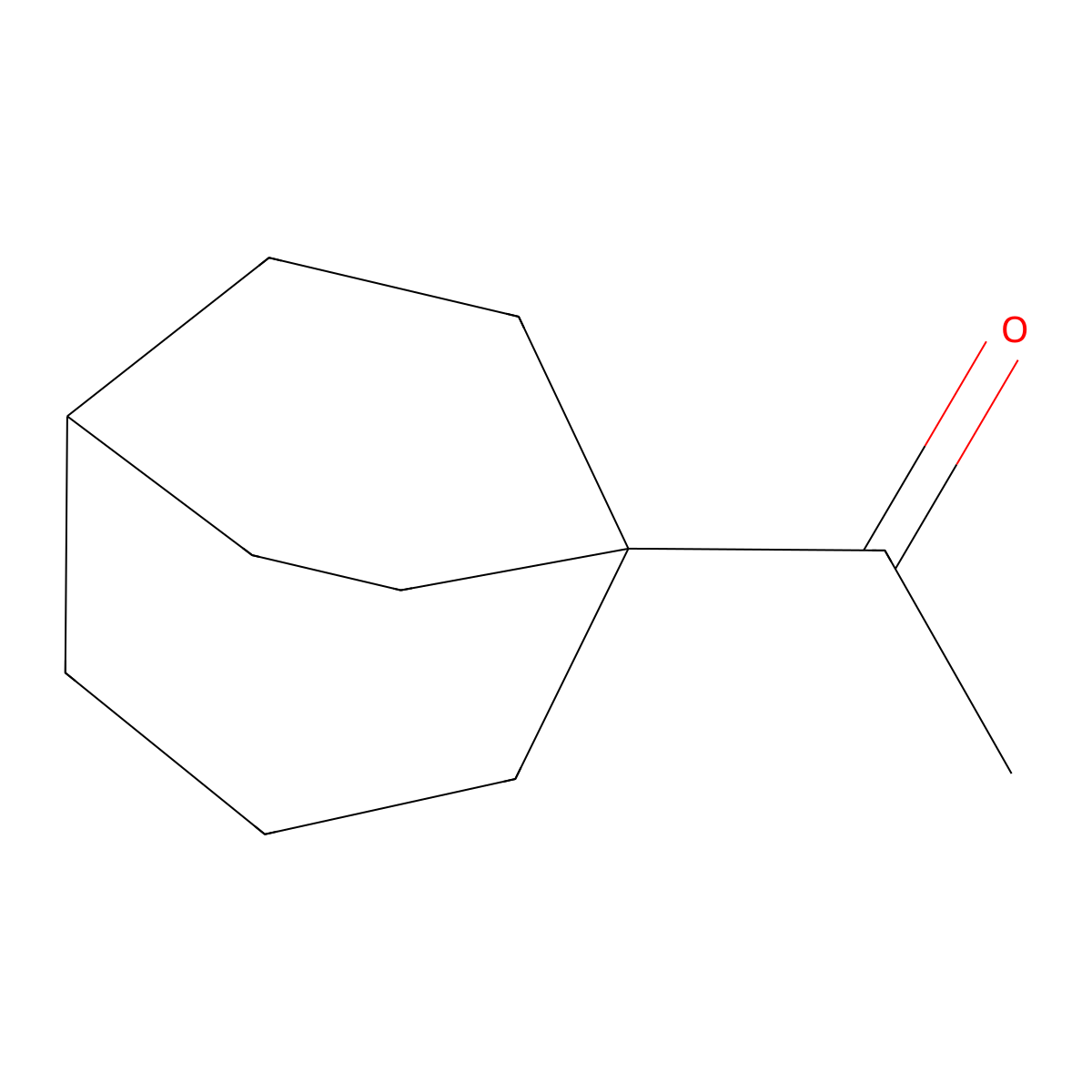 1-(Bicyclo[3.2.2]nonan-1-yl)ethan-1-one molecular structure, CAS 80606-51-5