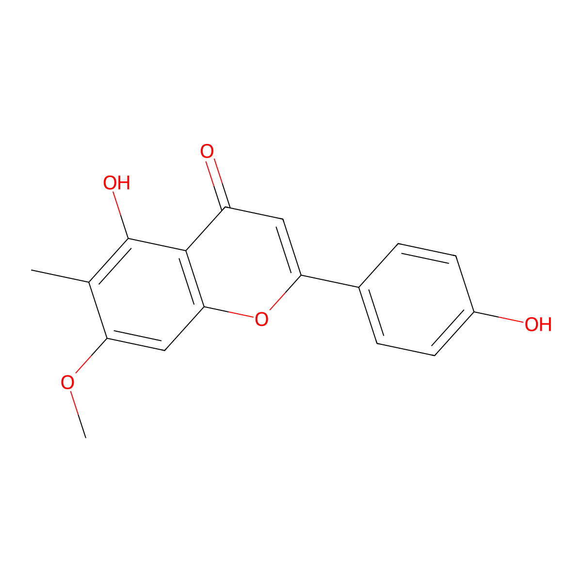 8-Demethylsideroxylin molecular structure, CAS 80621-54-1