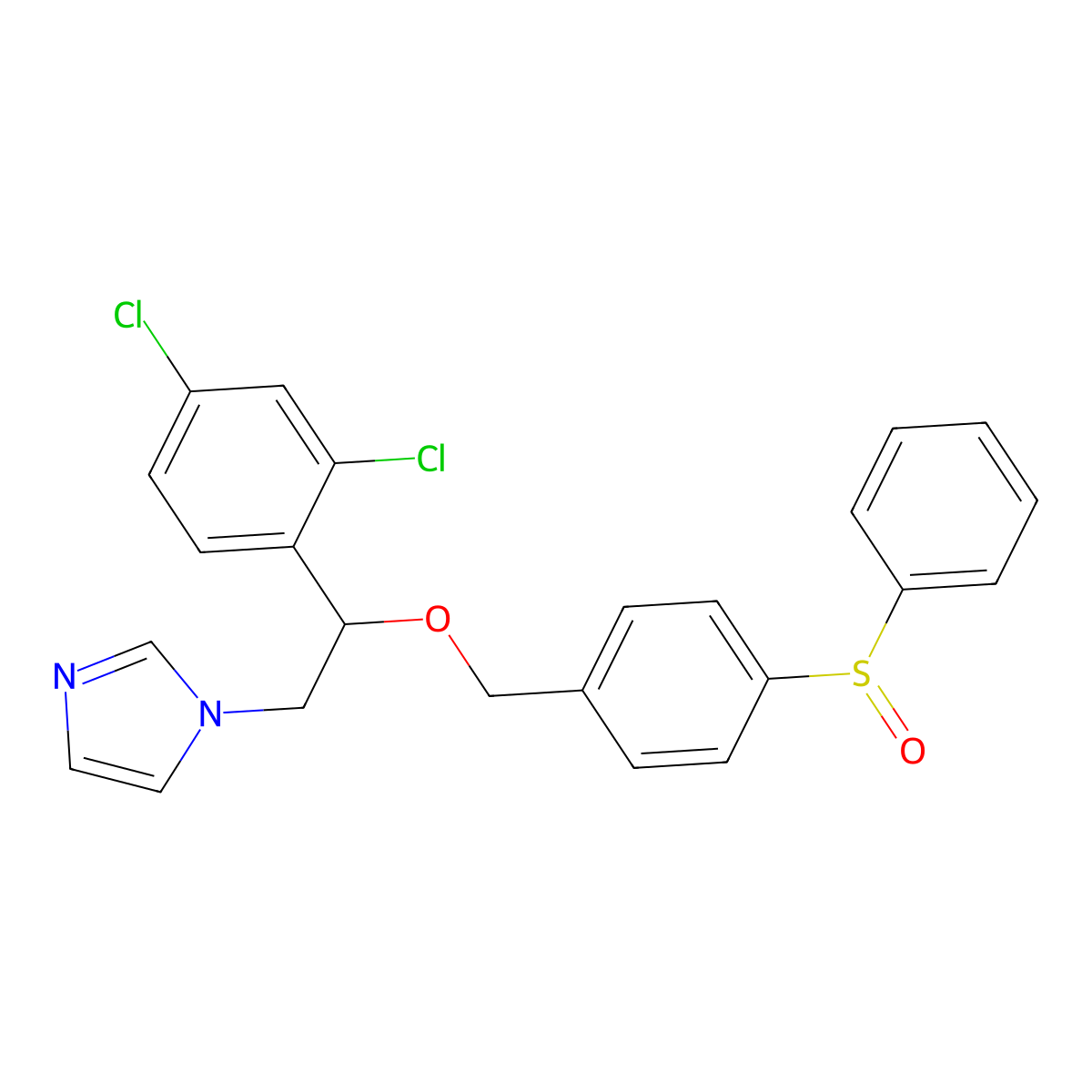 Fenticonazole EP Impurity B molecular structure, CAS 80639-94-7