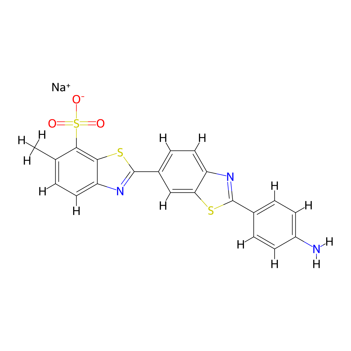 C.I. Direct Yellow 59 molecular structure, CAS 8064-60-6