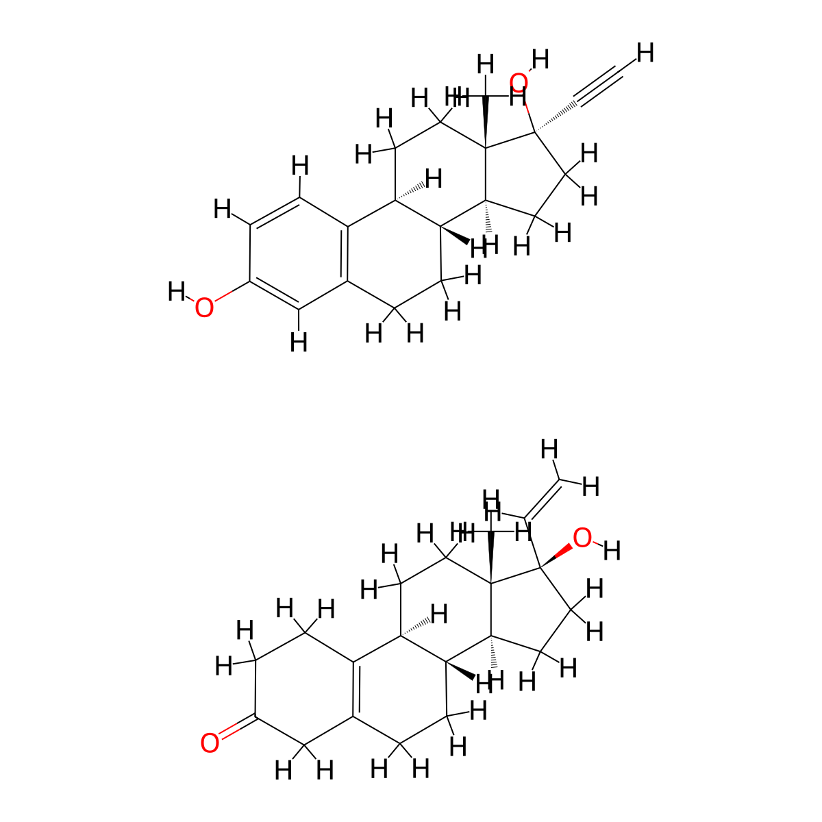 Vestalin molecular structure, CAS 8064-75-3