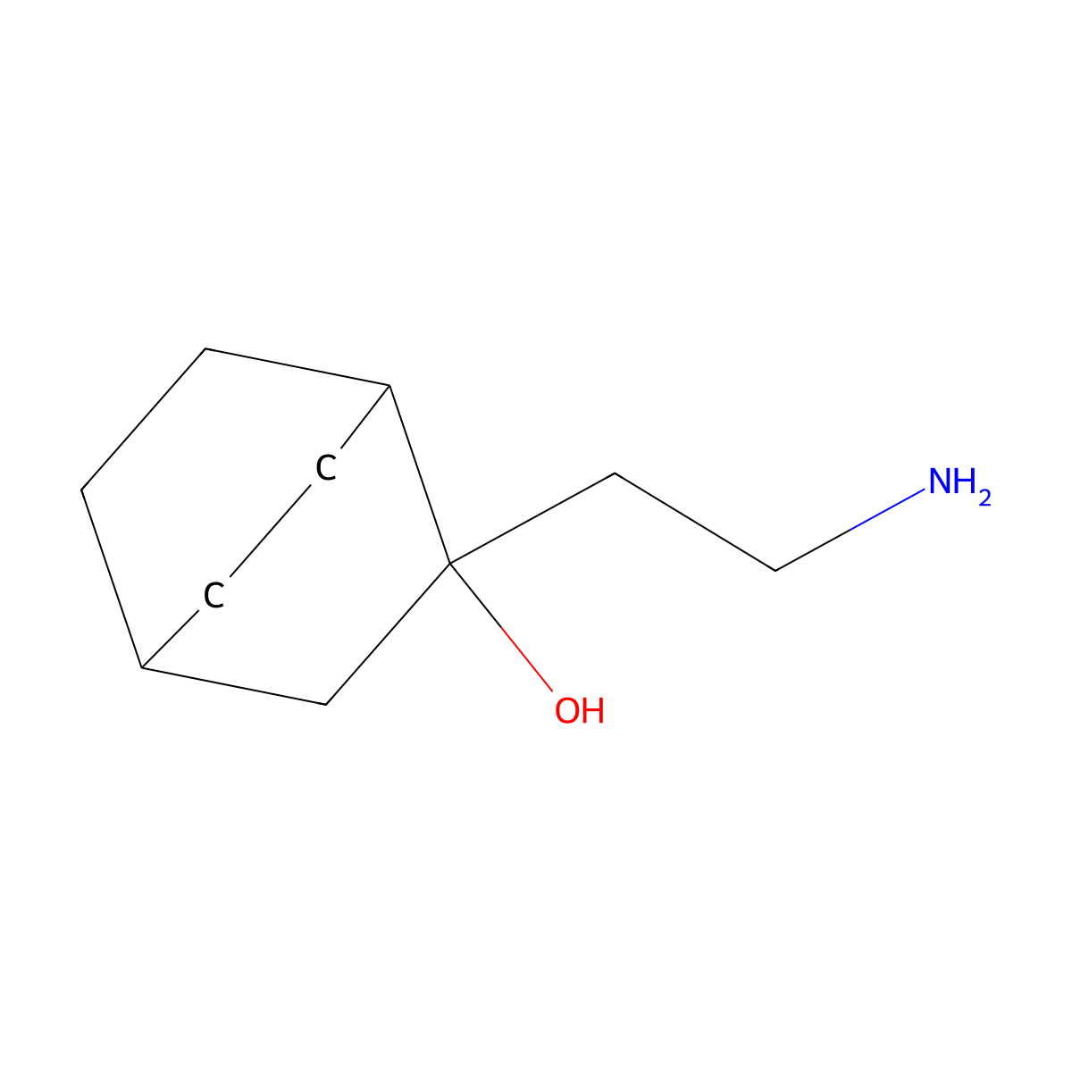2-(2-Aminoethyl)bicyclo[2.2.2]octan-2-OL molecular structure, CAS 80641-34-5
