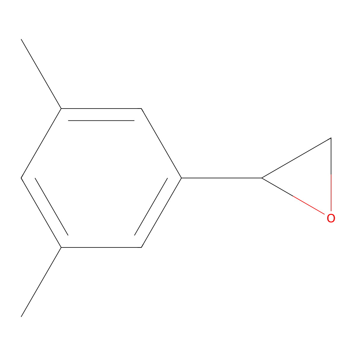 3,5-Dimethylstyrene oxide molecular structure, CAS 80648-26-6