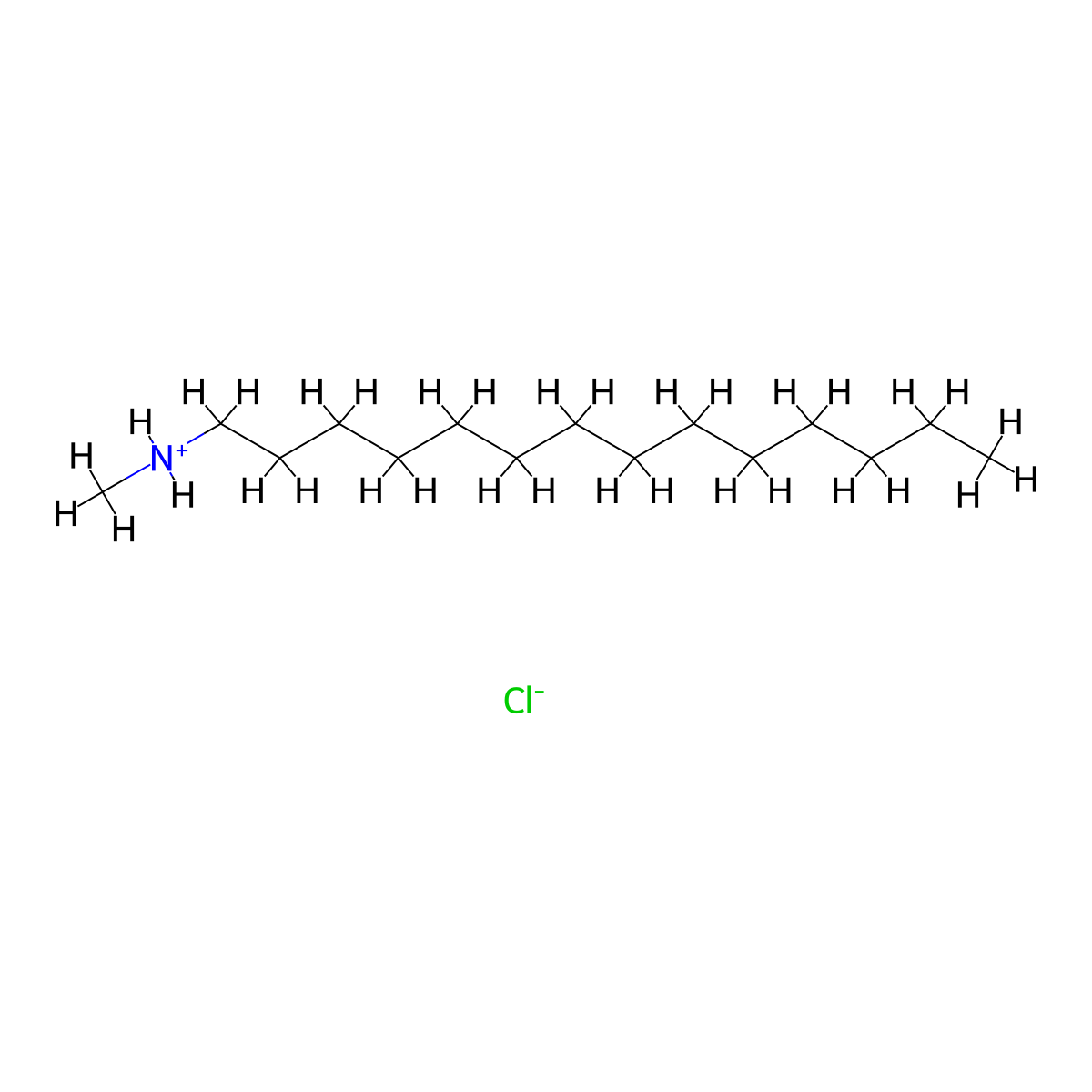 N-Methyltetradecan-1-amine--hydrogen chloride (1/1) molecular structure, CAS 80648-71-1
