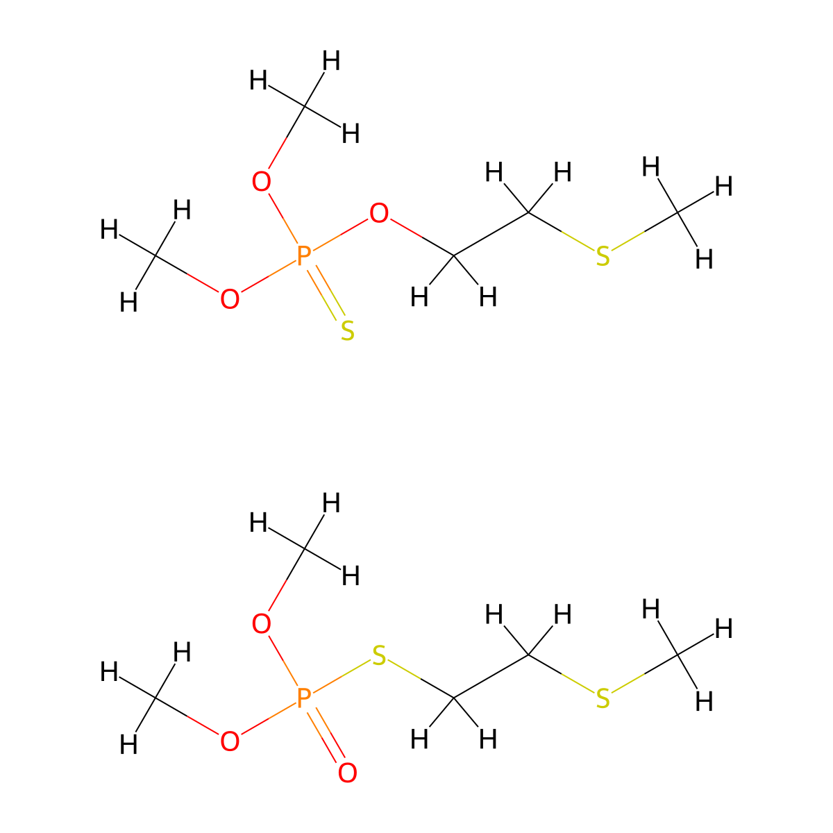 Demephion molecular structure, CAS 8065-62-1