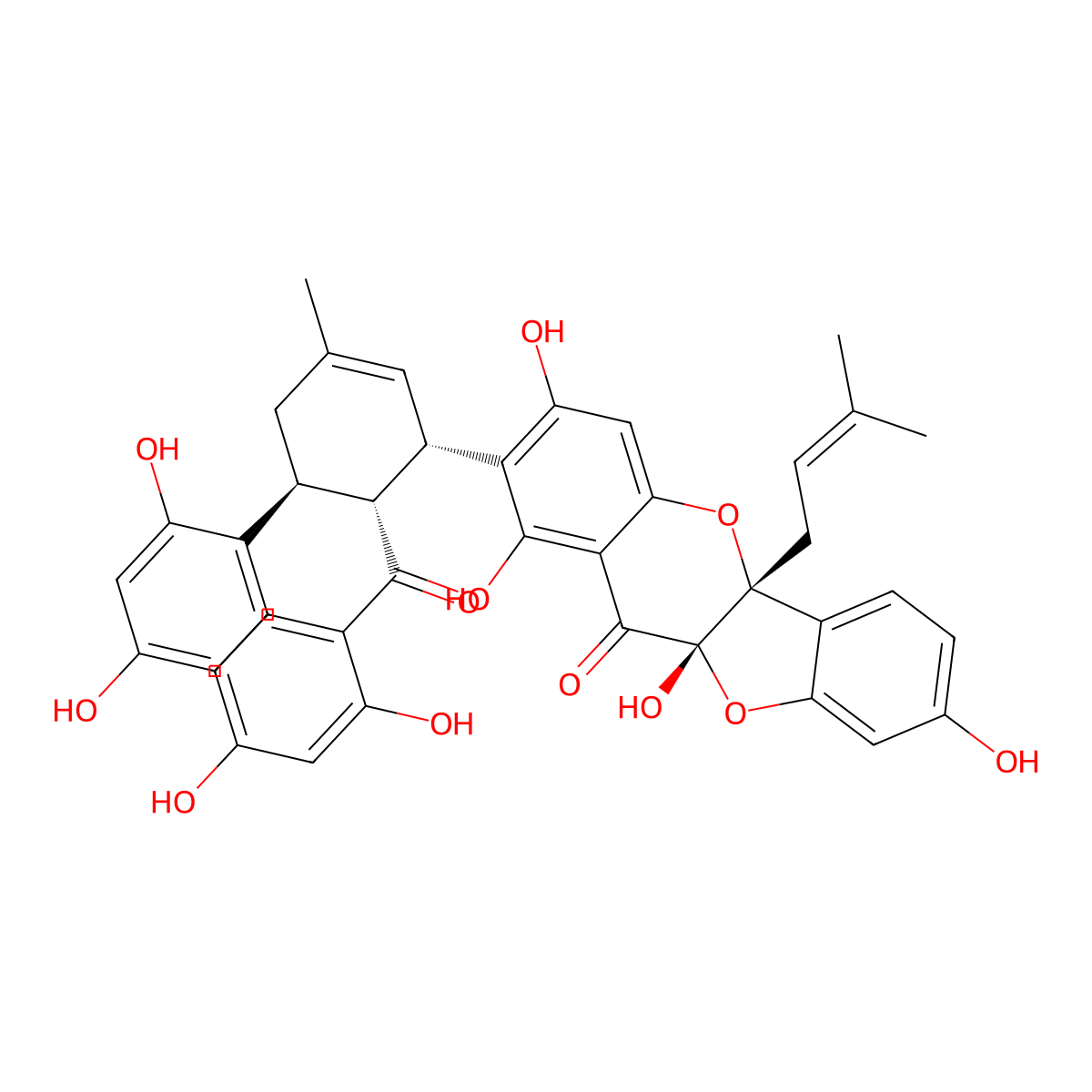 Sanggenon C molecular structure, CAS 80651-76-9