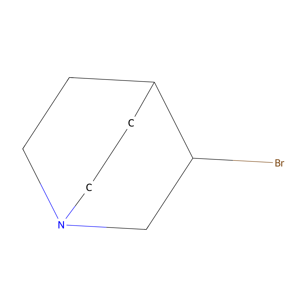 3-Bromo-1-azabicyclo[2.2.2]octane molecular structure, CAS 806595-68-6