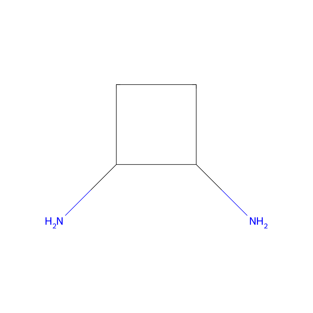 Cyclobutane-1,2-diamine molecular structure, CAS 806596-71-4