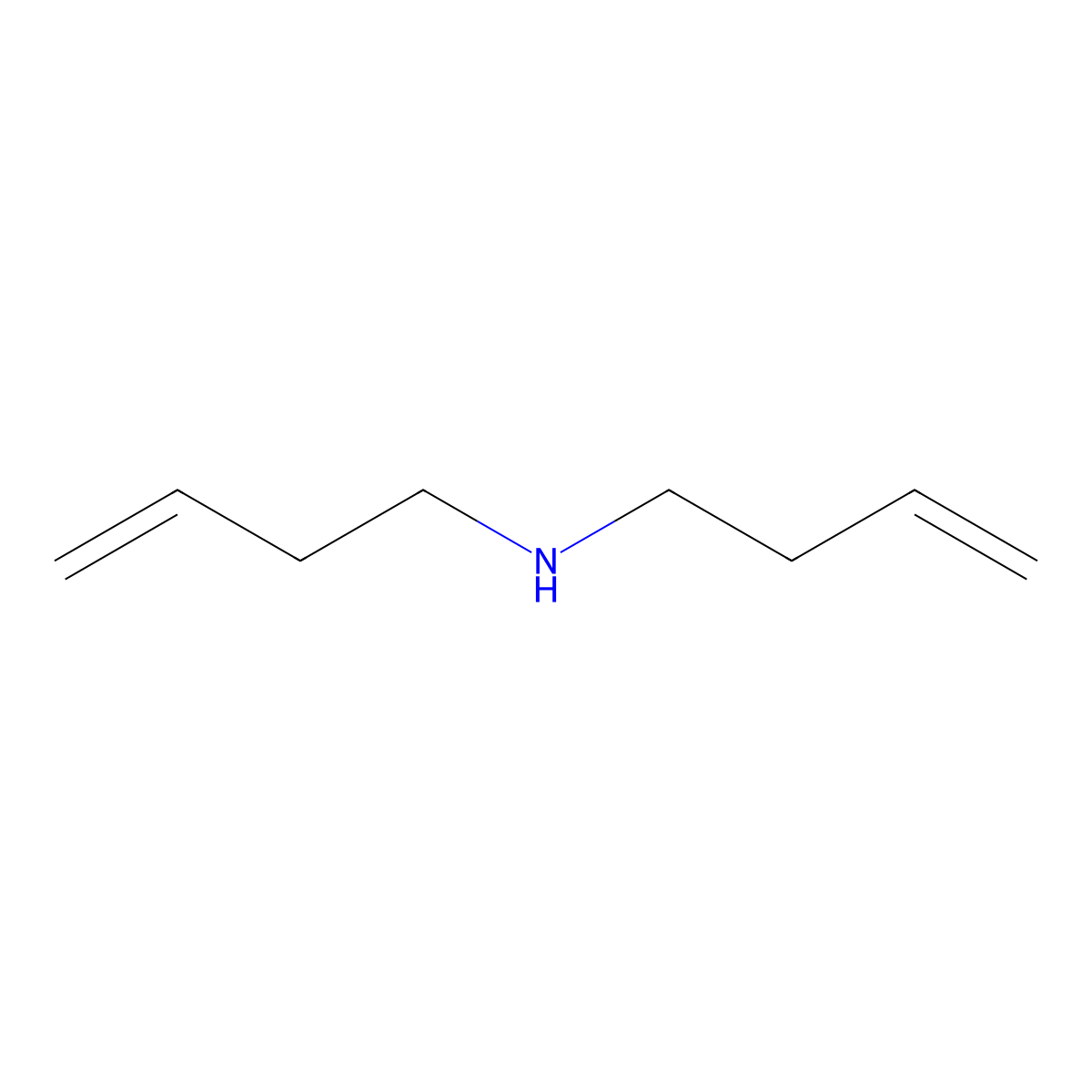 Bis(but-3-enyl)amine molecular structure, CAS 80662-96-0