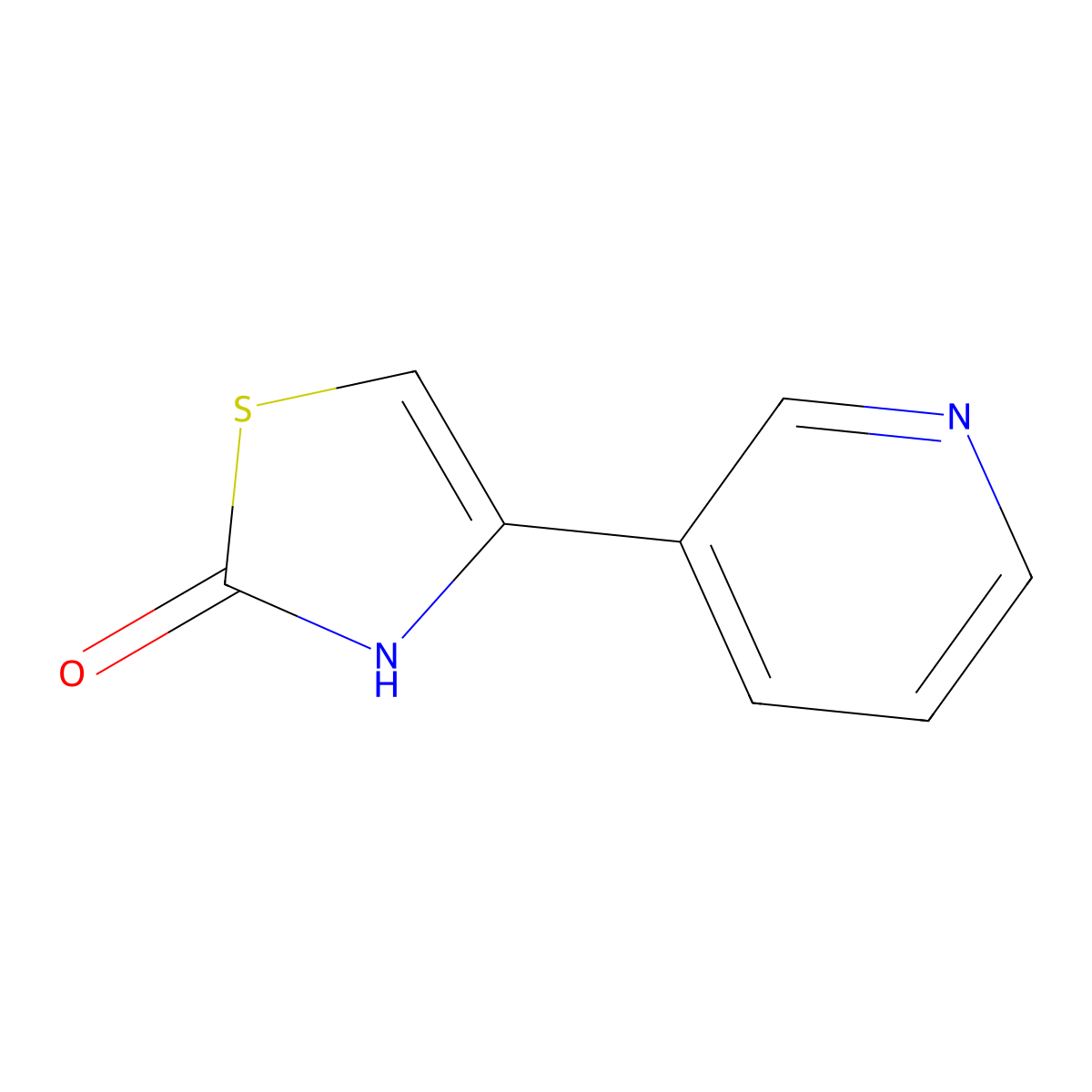 4-(Pyridin-3-yl)-2,3-dihydro-1,3-thiazol-2-one molecular structure, CAS 806643-27-6
