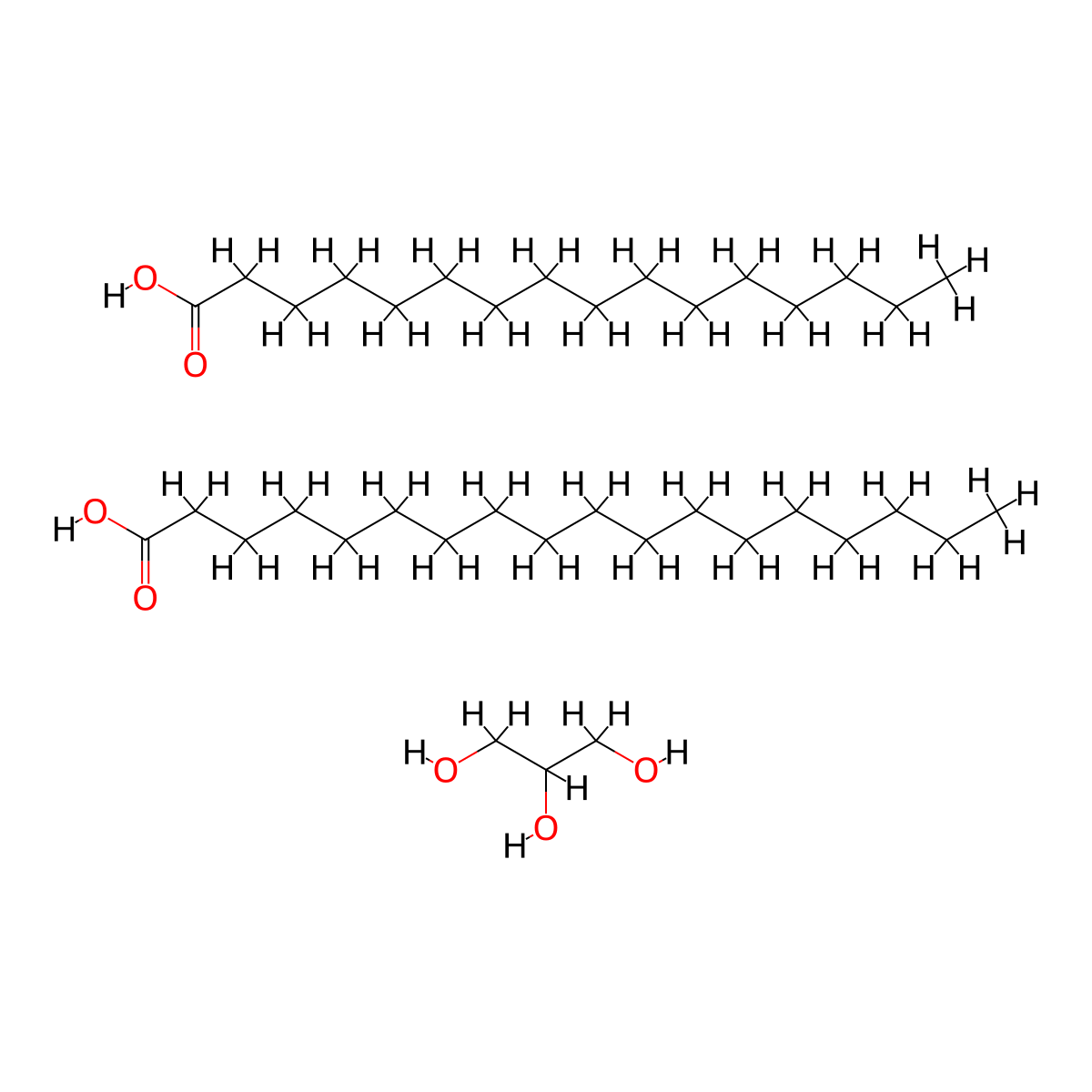 Precirol molecular structure, CAS 8067-32-1