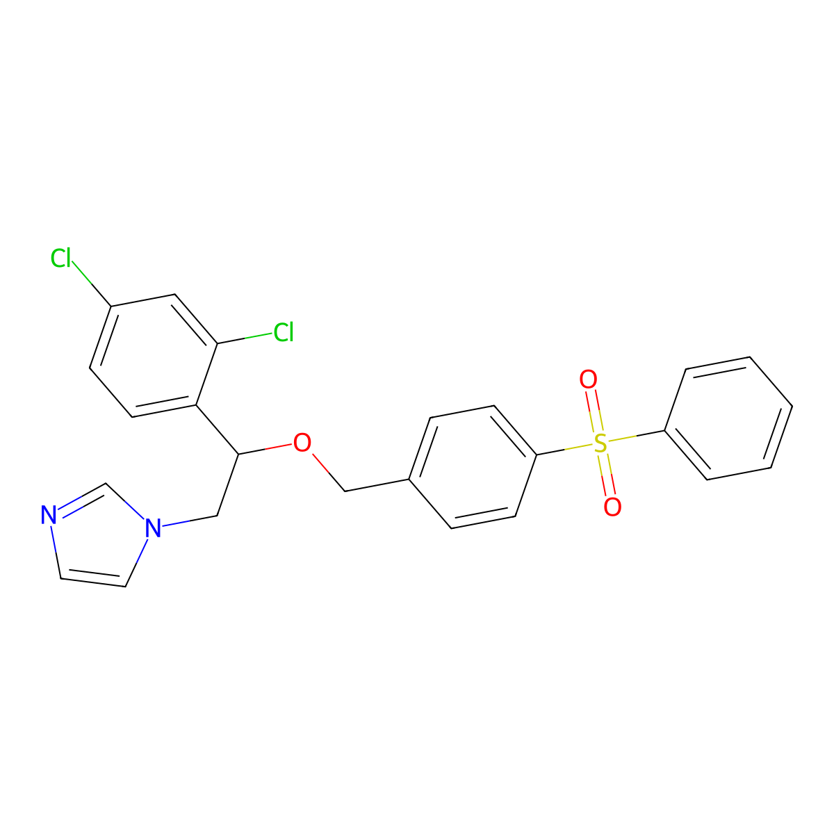Fenticonazole EP Impurity C molecular structure, CAS 80676-28-4