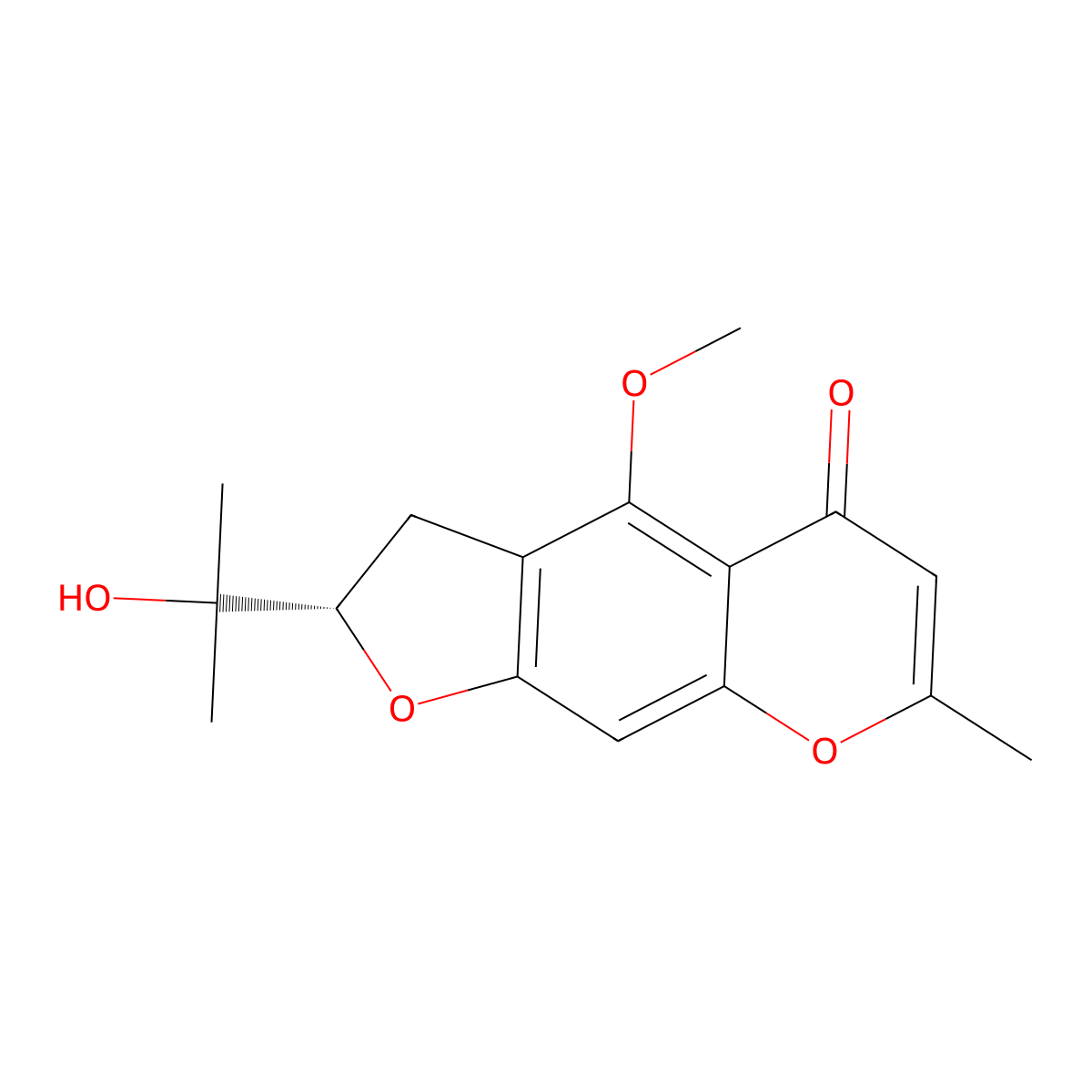 5-O-Methylvisamminol molecular structure, CAS 80681-42-1