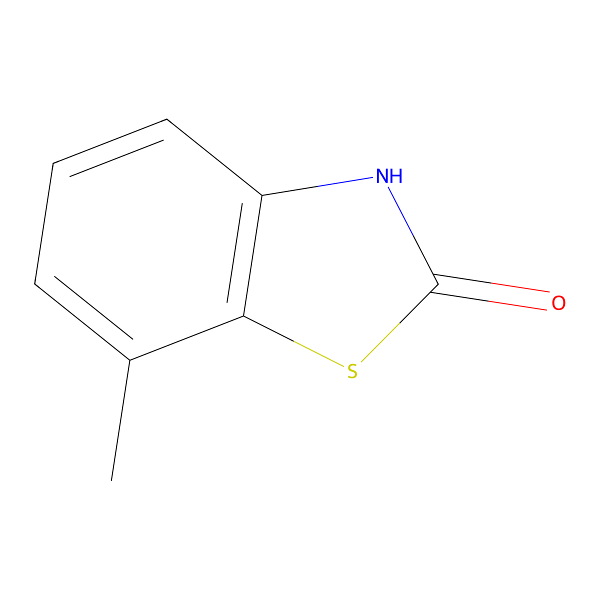 7-Methylbenzo[d]thiazol-2(3H)-one molecular structure, CAS 80689-19-6