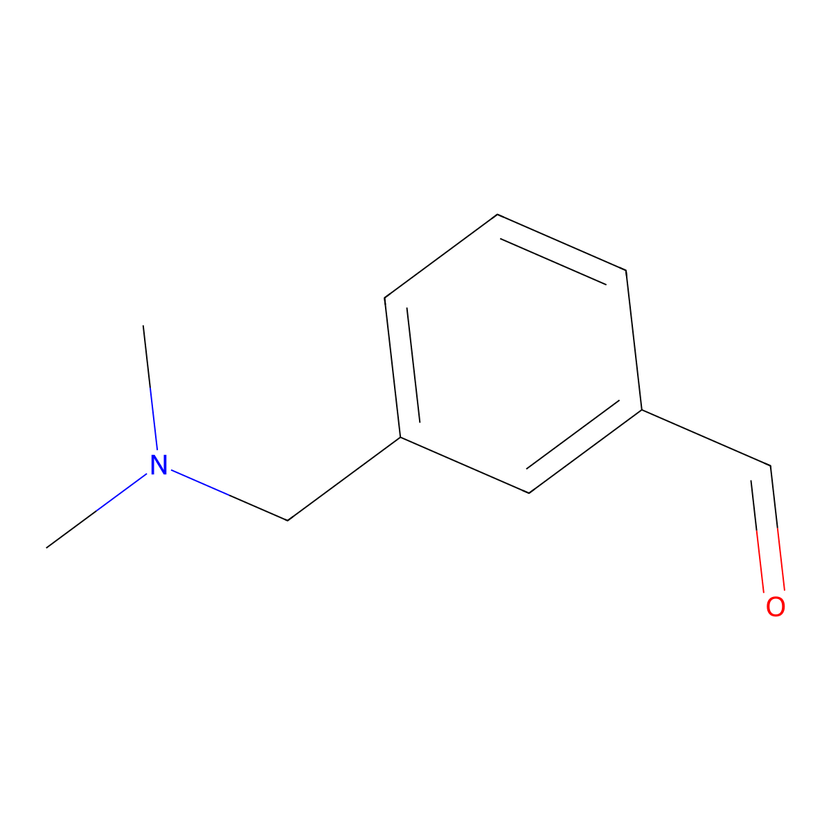 3-((Dimethylamino)methyl)benzaldehyde molecular structure, CAS 80708-77-6